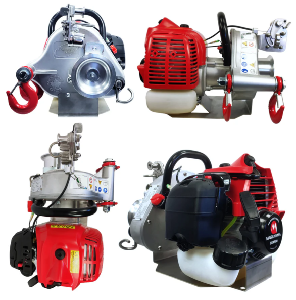 Prijenosno vitlo na benzinski 2 taktni motor kapaciteta 1200 kg